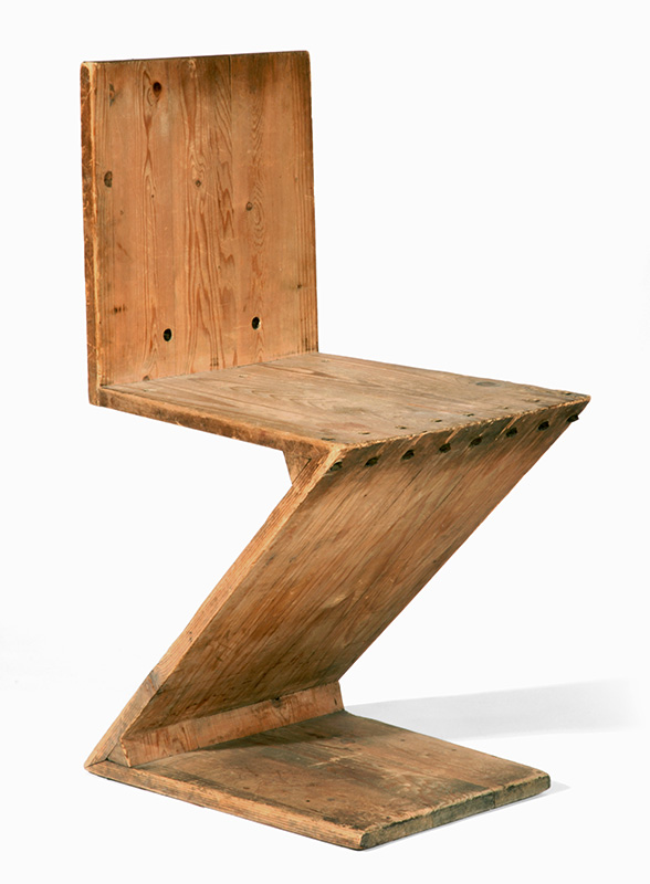 ideologie Leia Aankondiging Zig Zag Chair by Gerrit Rietveld - Kirkland Museum
